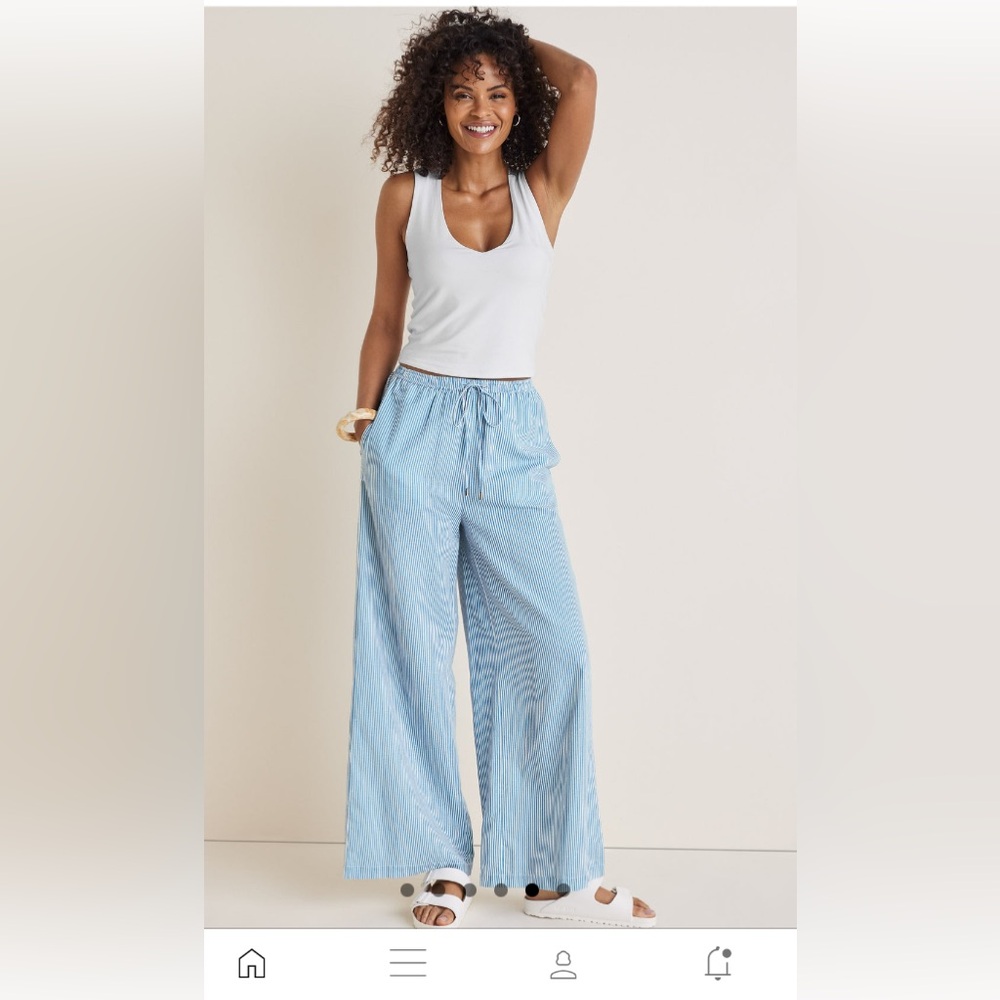 Linen Wide Leg Pants